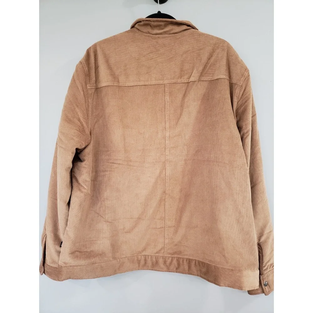 XL North Face Corduroy Shacket Men Shirt Jacket Junction Fleece Lined WORK CHORE